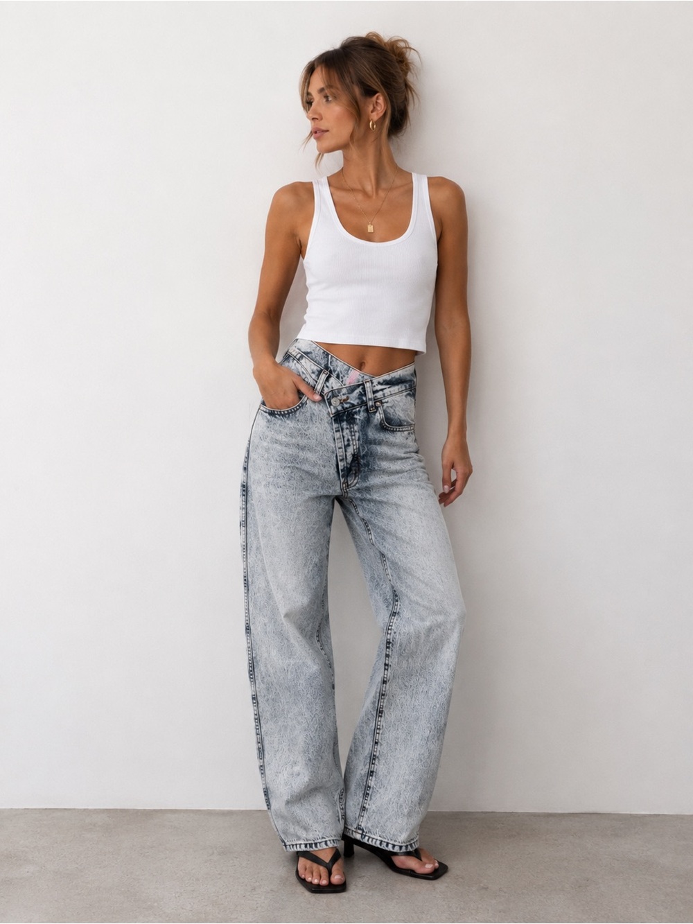 Revice Denim High Rise Straight Leg Jeans Size 26 Light Wash Vintage Inspired